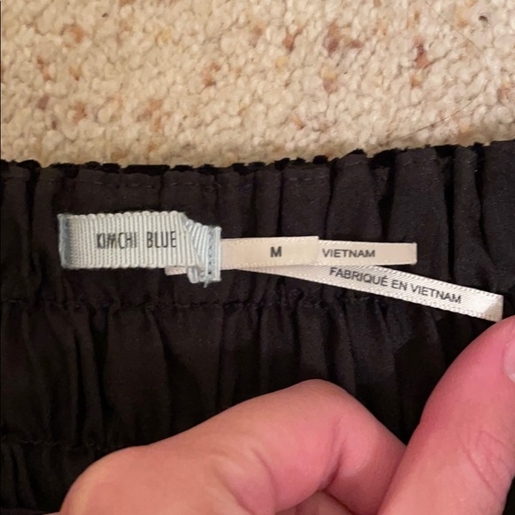 UO Black Velvet Printed Mini Skirt NWOT - Picture 2 of 5